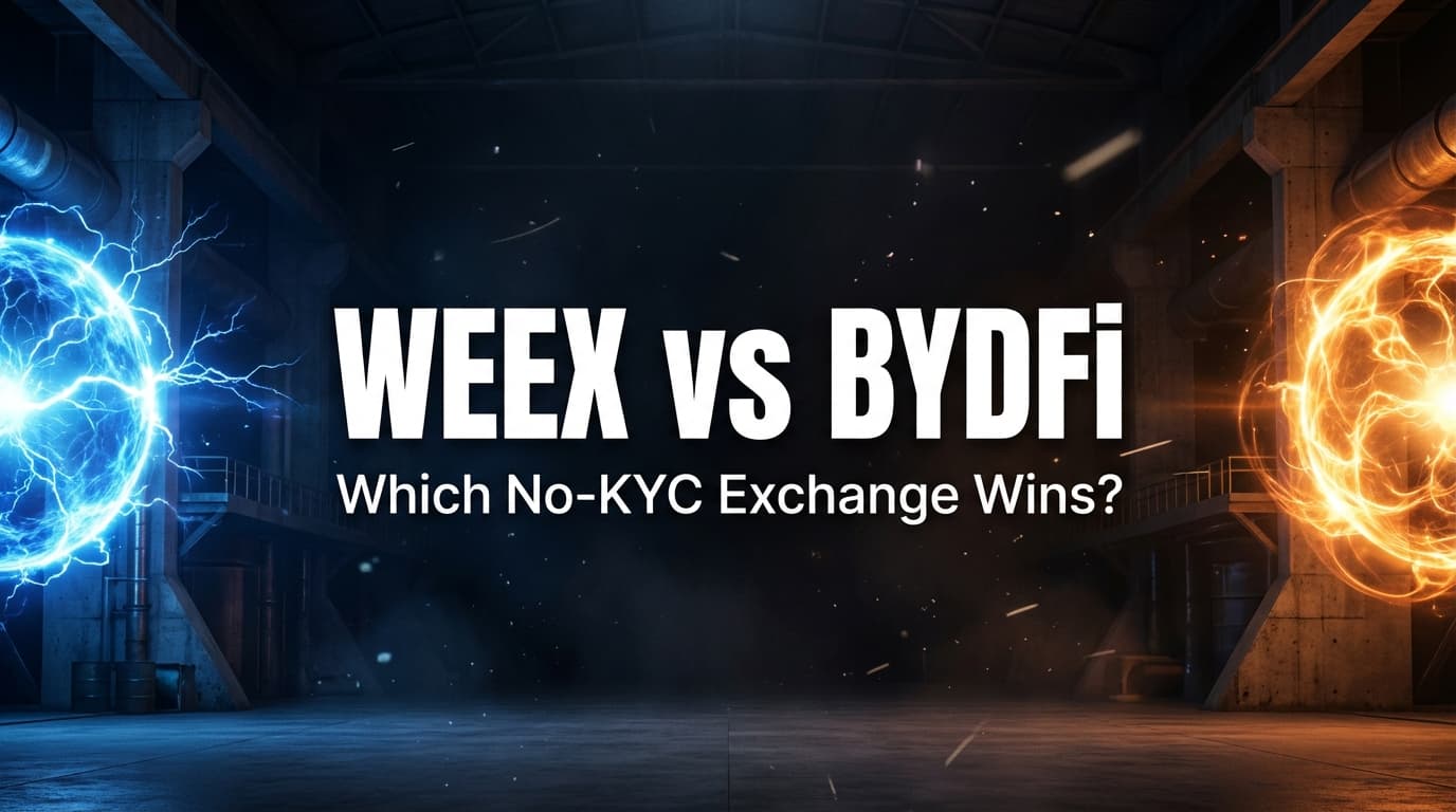 WEEX vs BYDFi 2026 : Quel échange sans-KYC devriez-vous utiliser ?