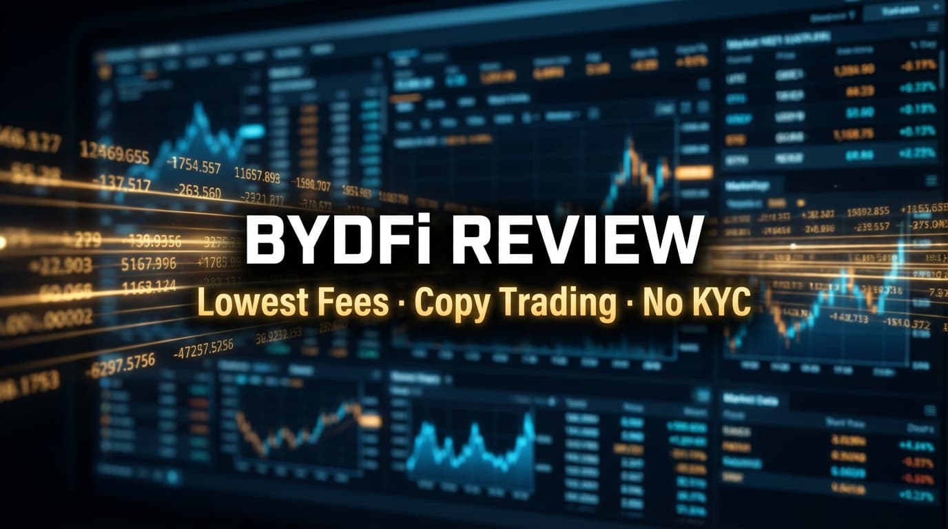 BYDFi Exchange Review 2026: Lowest Fees, No-KYC & Full Breakdown