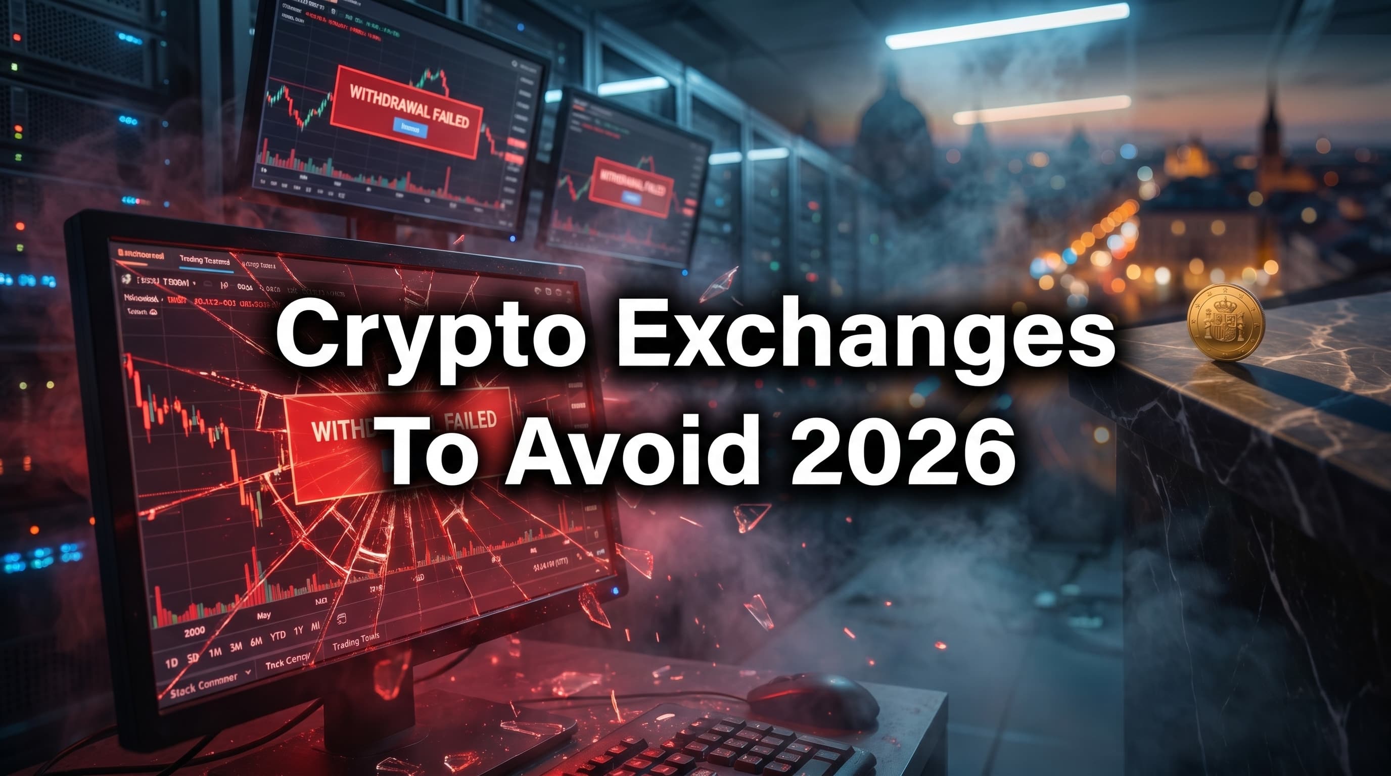 Kryptobörsen, die man 2026 vermeiden sollte