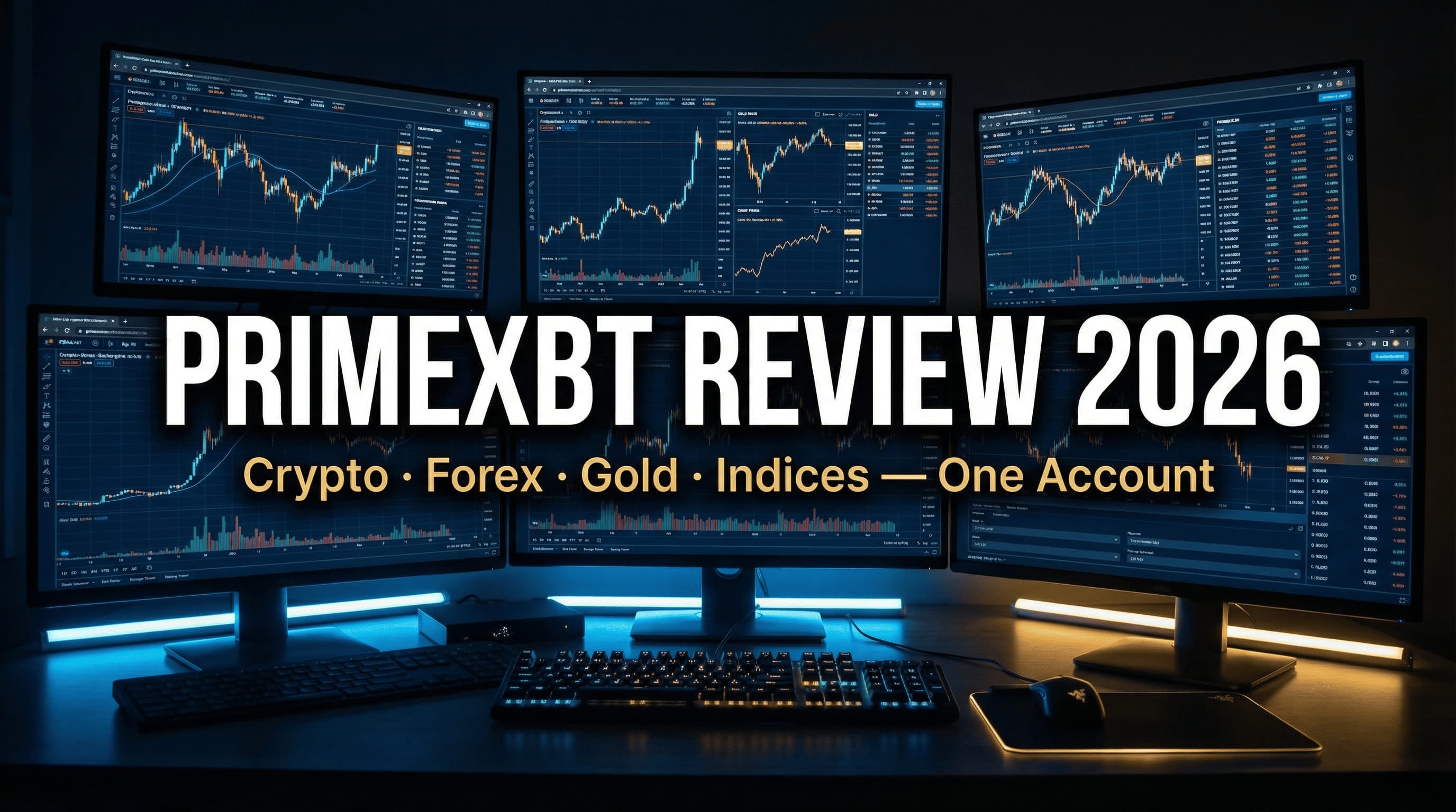 PrimeXBT Bewertung 2026: Handel mit Krypto, Forex & Gold Aus einem Konto