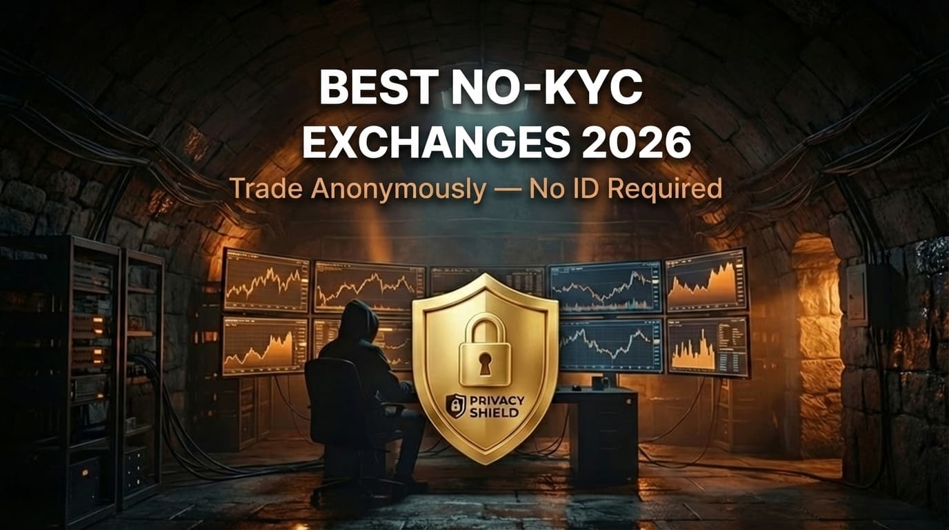 Топ 5 крипто-бирж без KYC в 2026 году (Торгуйте приватно и получайте бонусы)