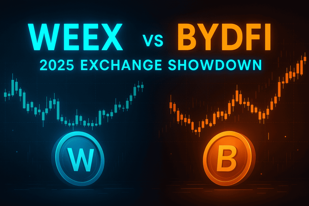 WEEX vs BYDFi (2025): Two Powerful Exchanges for Modern Traders